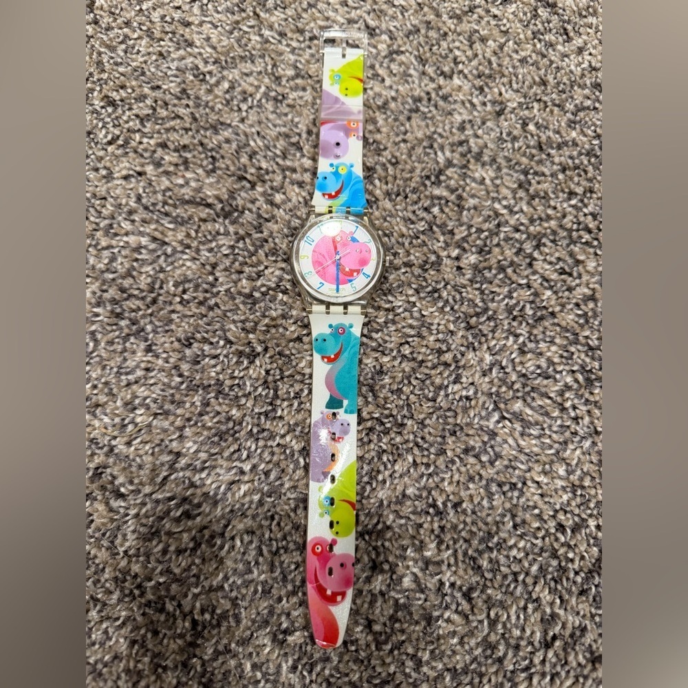 Vintage Swatch Gent 34mm JUNGLE FRIEND GE154